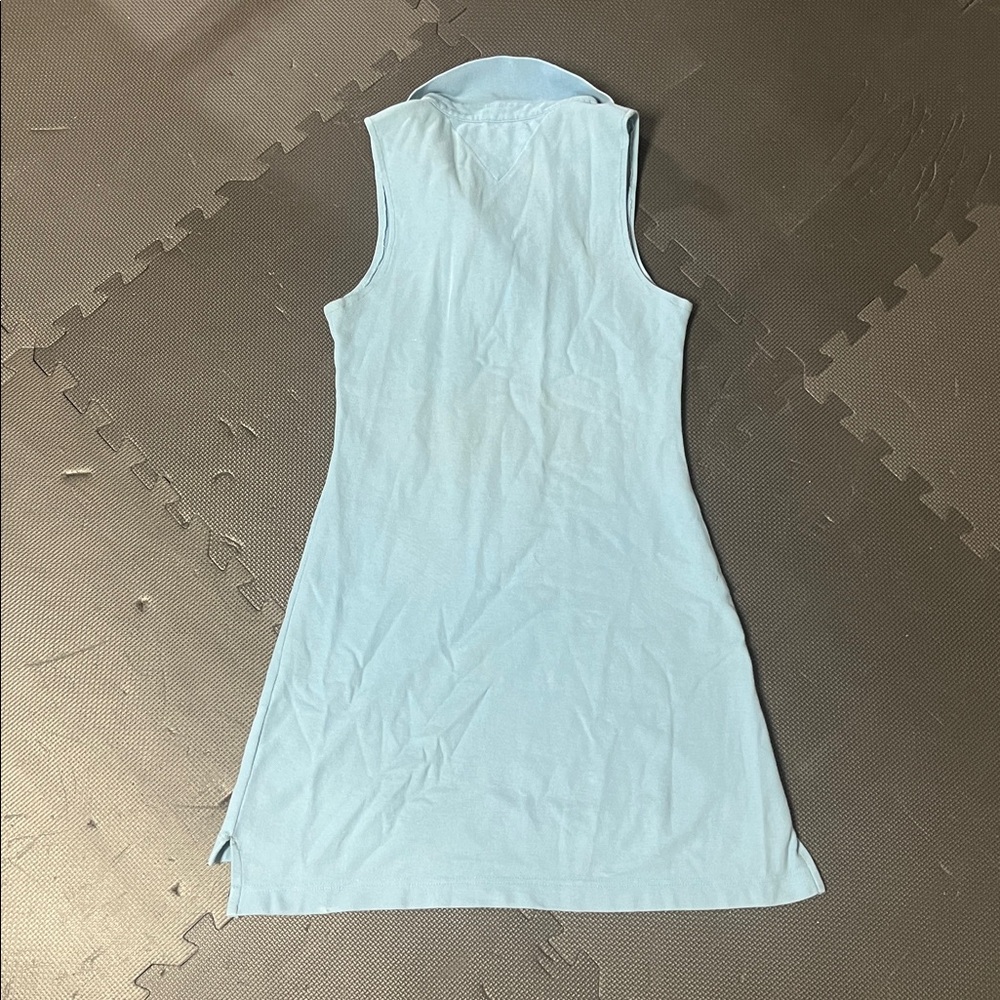 Tommy Hilfiger Sky Blue Sleeveless Dress - Picture 3 of 4